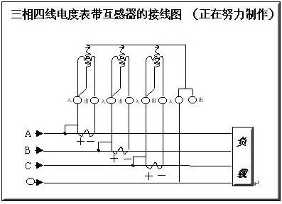 380三相4線(xiàn)電表接線(xiàn)圖