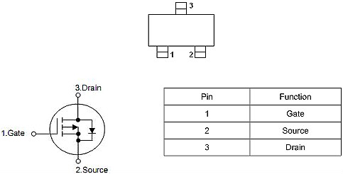 MOS管,-4.1A/-30V,KIA3407