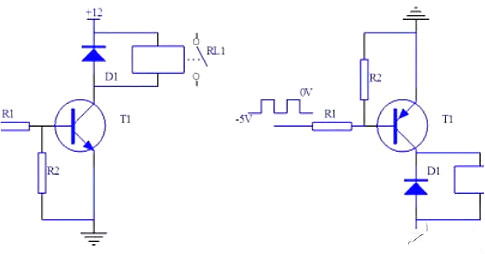 繼電器,晶體管,驅(qū)動(dòng)電路