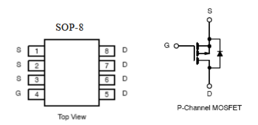 7P03參數(shù)引腳,7P03場(chǎng)效應(yīng)管,PMOS管KIA7P03A-KIA MOS管