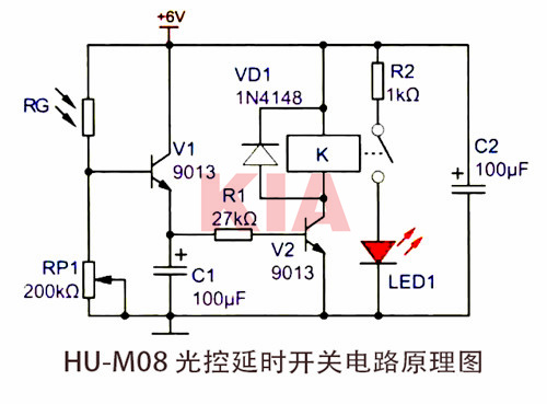 光控延時開關電路