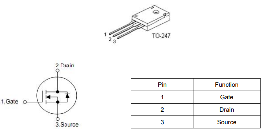 ?電機(jī)控制專用mos管,3250場(chǎng)效應(yīng)管,KCM3250A參數(shù)引腳圖-KIA MOS管